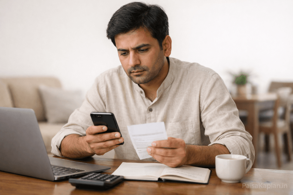 Indian salaried person stressed due to multiple EMIs