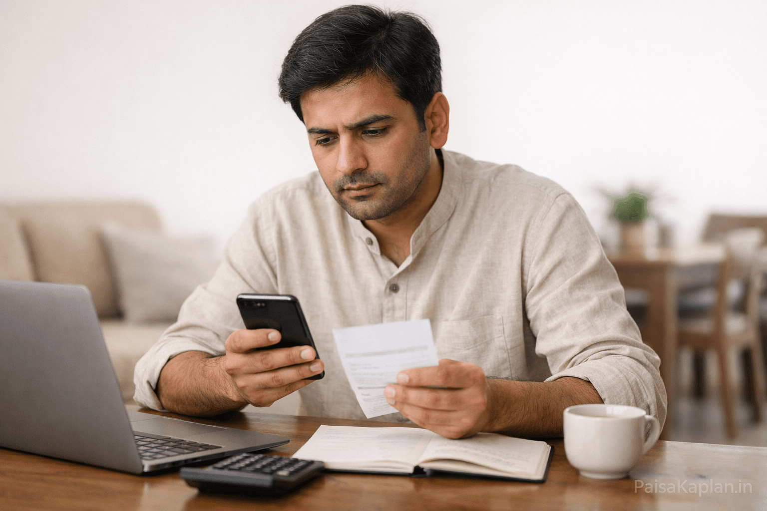 Indian salaried person stressed due to multiple EMIs