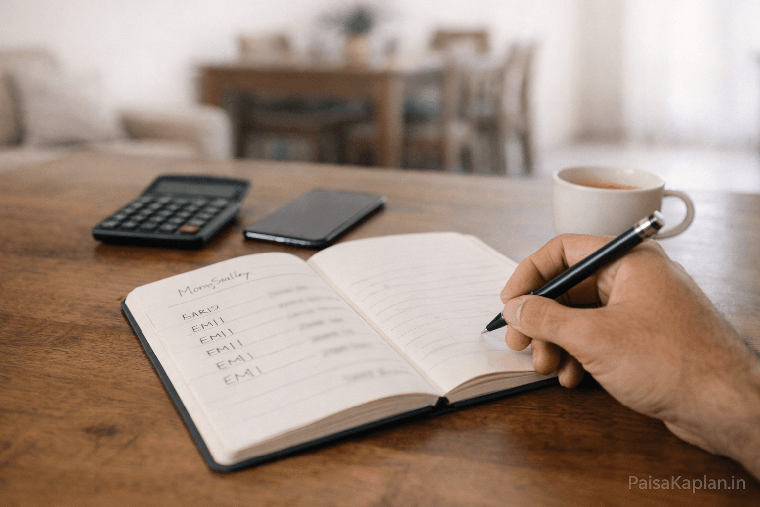 Salary income mostly going into EMI payments in India