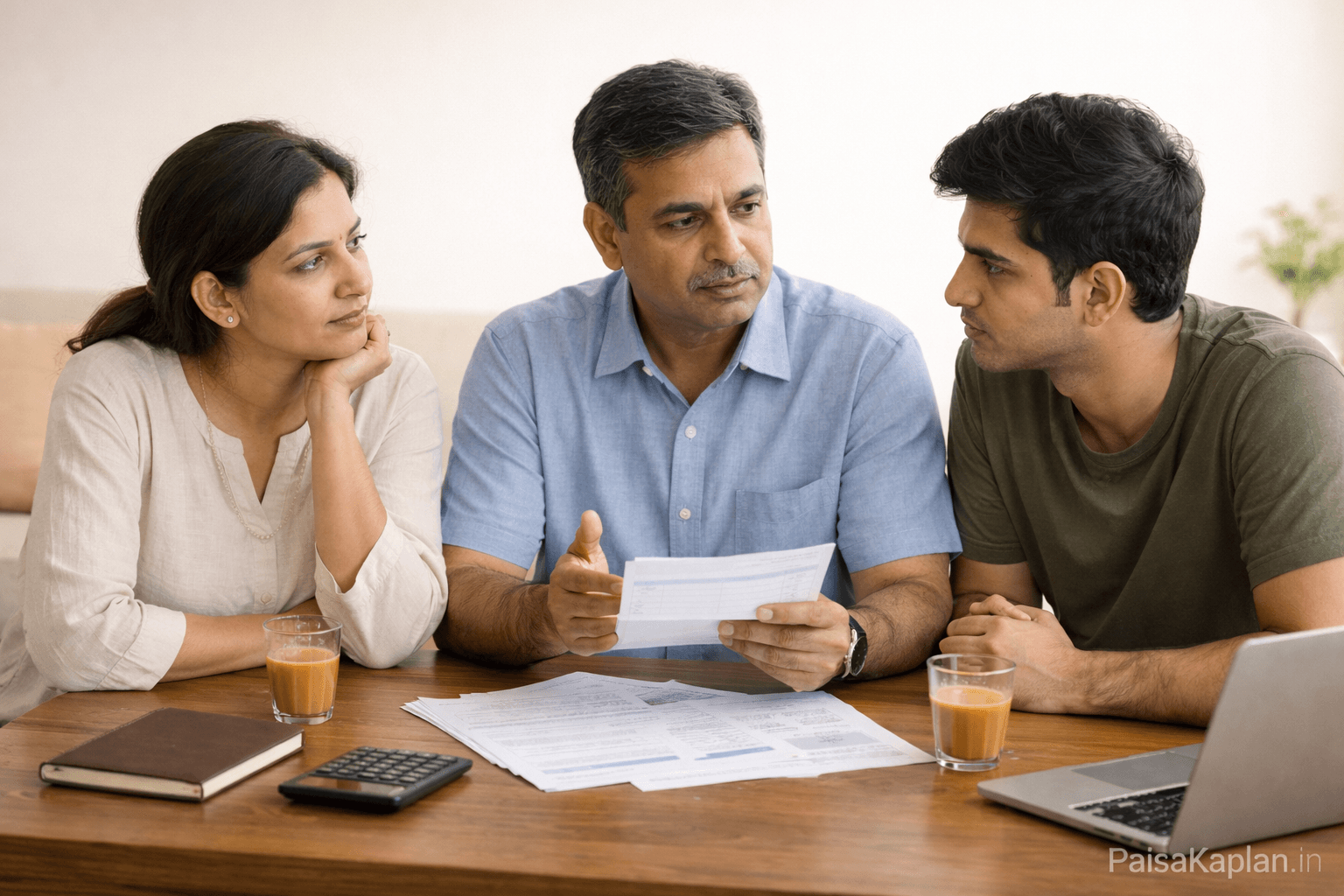Indian family thinking about FD investment
