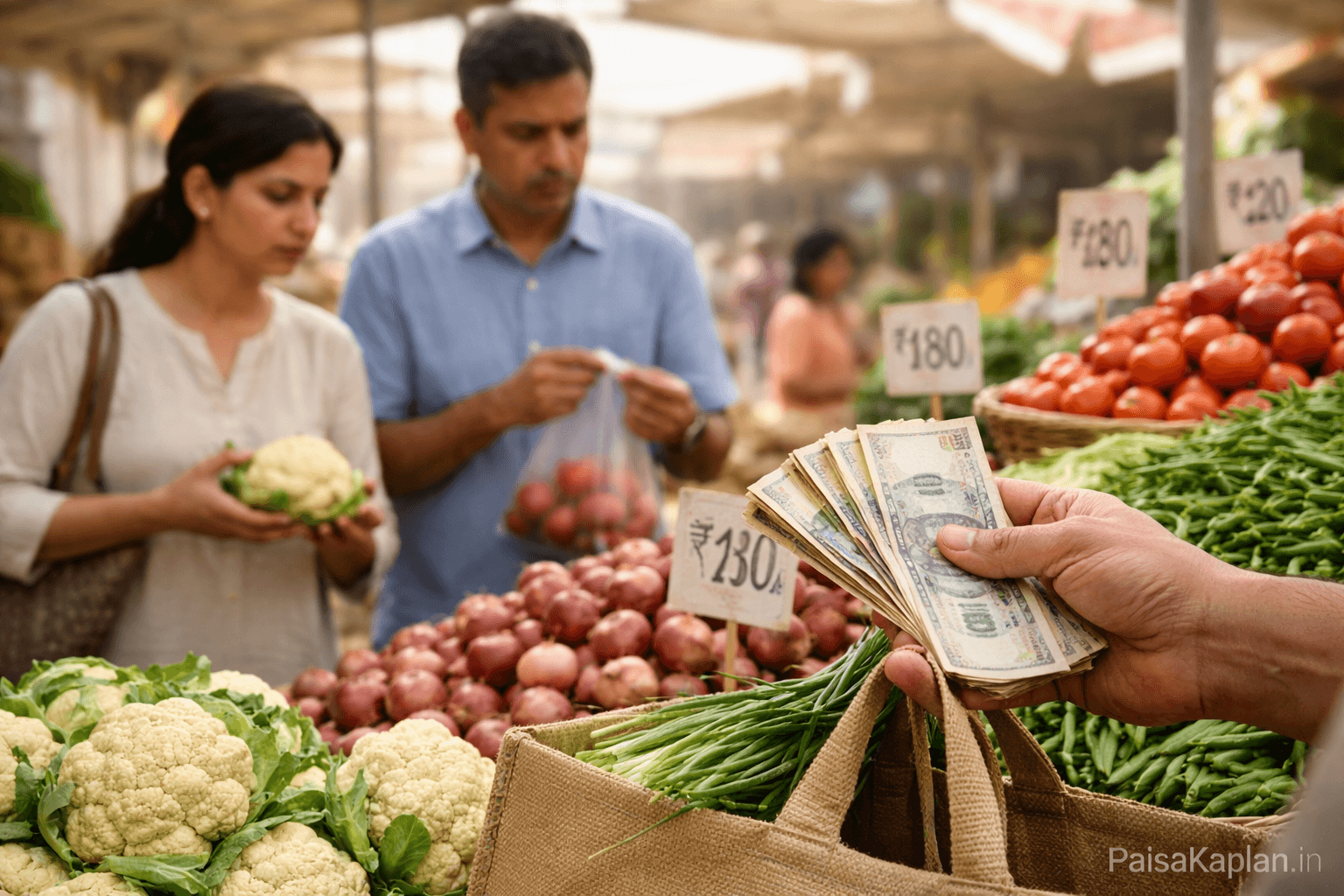 Rising prices in Indian market reducing money value